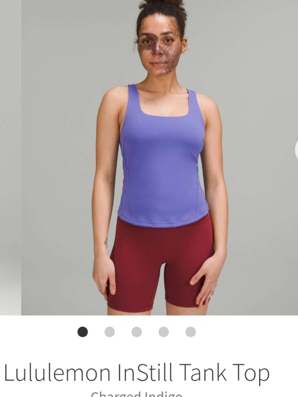 lululemon InStill Tank Top in Charged Indigo Size 8 (Purple)